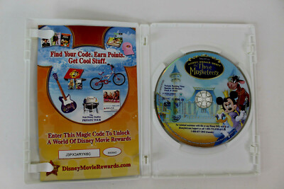 THE THREE MUSKETEERS - MICKEY DONALD GOOFY WALT DISNEY DVD 2004