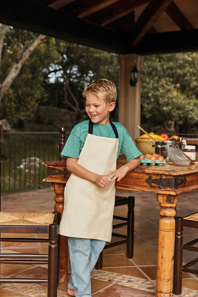 Westford Mill Fairtrade Cotton Junior Craft Apron W362 - Boys Girls Craft Apron - Image 4 of 4