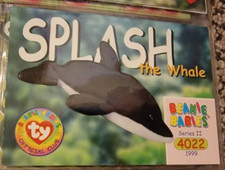 Splash The Whale Series II 2 TY Beanie Babies Collector's Cards Official Club