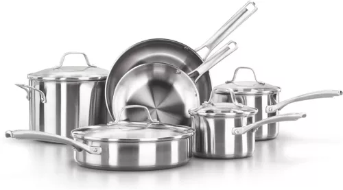Calphalon Signature 5-Ply 10-piece Stainless Steel Cookware Set