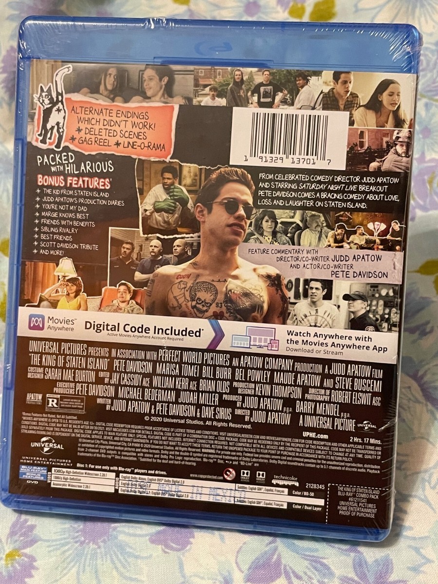BLU RAY / DVD The King of Staten Island Pete Davidson Marisa
