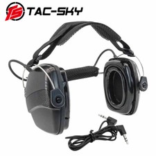 TS TAC-SKY Noise Cancelling Hearing Protection Headphones with Silicone Ear Cups