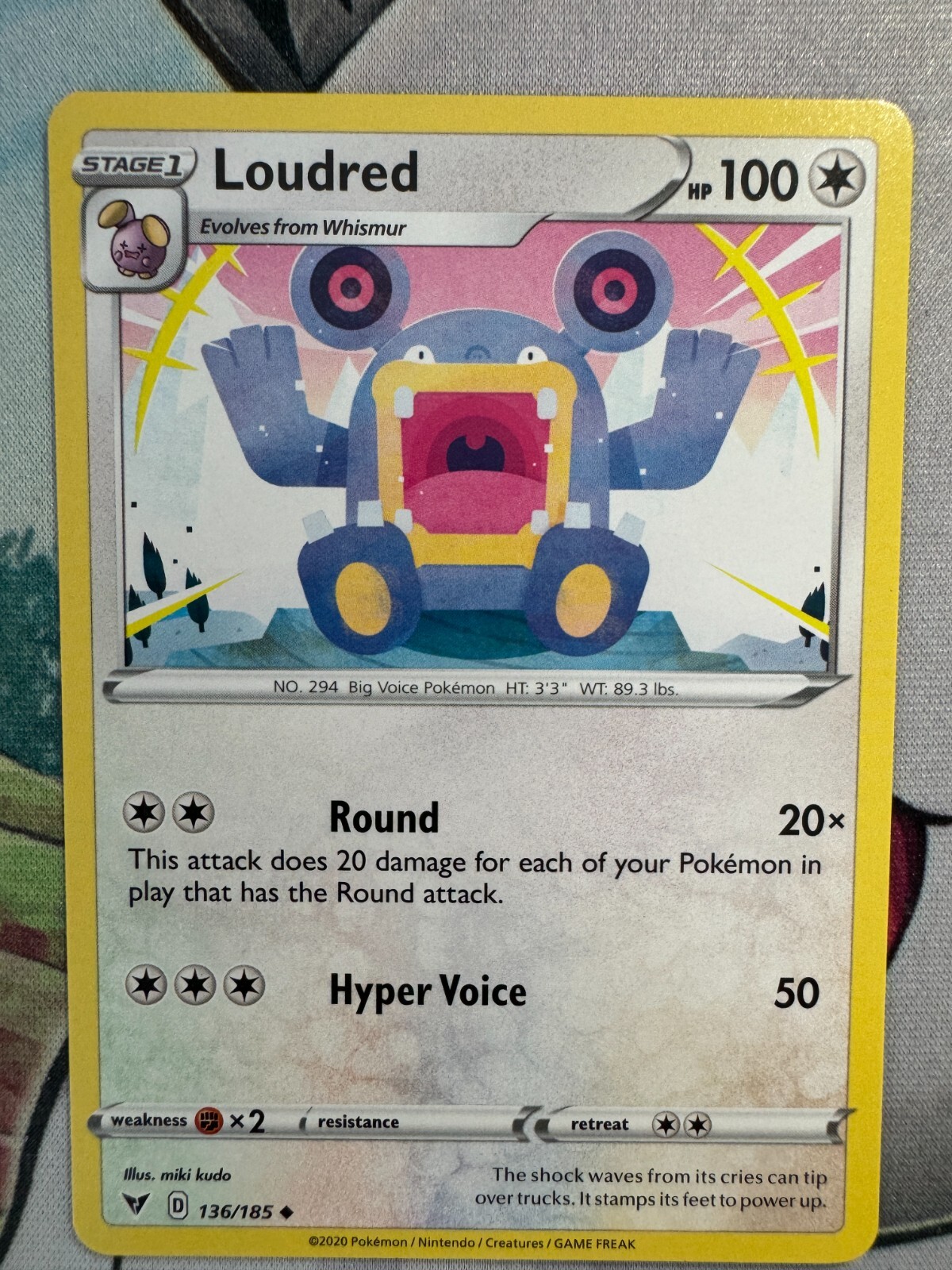 Loudred Non Holo English Pokemon TCG BKB316