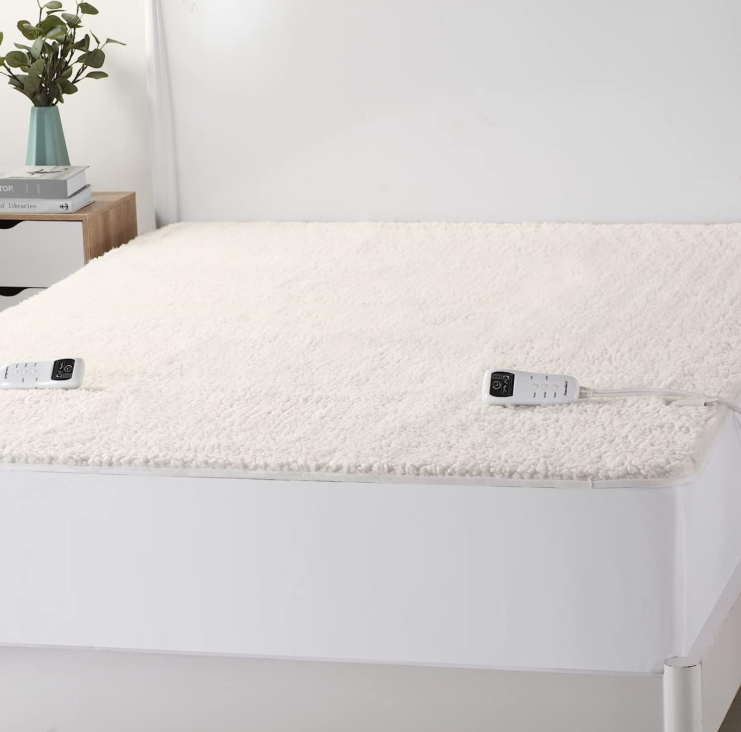 Dreamaker Fleece Top Multizone Electric Heated Blanket Fully Fitted