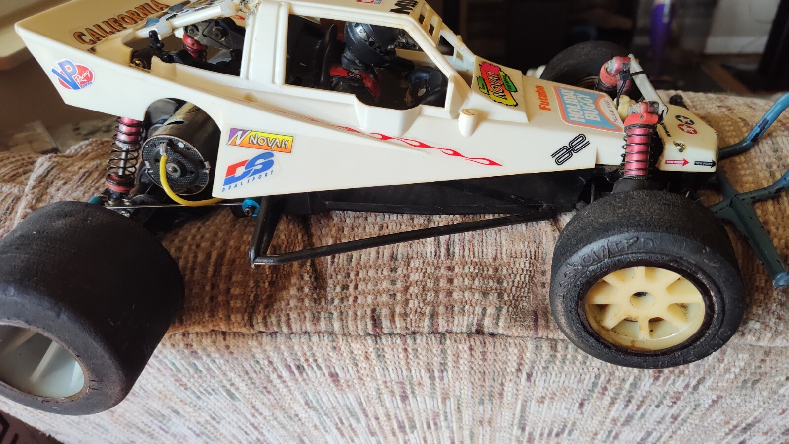Vtg Tamiya grasshopper 90's Modify 1/10 RC Buggy Shelf Queen Roller