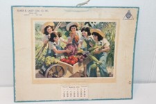 1945 DIONNE QUINTUPLETS ADVERTISING  CALENDAR 