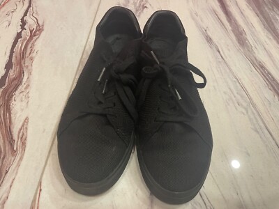 Günstige KNIT SNEAKERS UNIQLO Schwarz 43.5/9.5 getragen