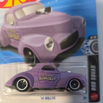 ホットウィール '41 ウィリス ウィリーズ　マットパープル　② Hot Wheels 41 WILLYS Purple #153 Mainline 2026 Case G/H (In-Stock