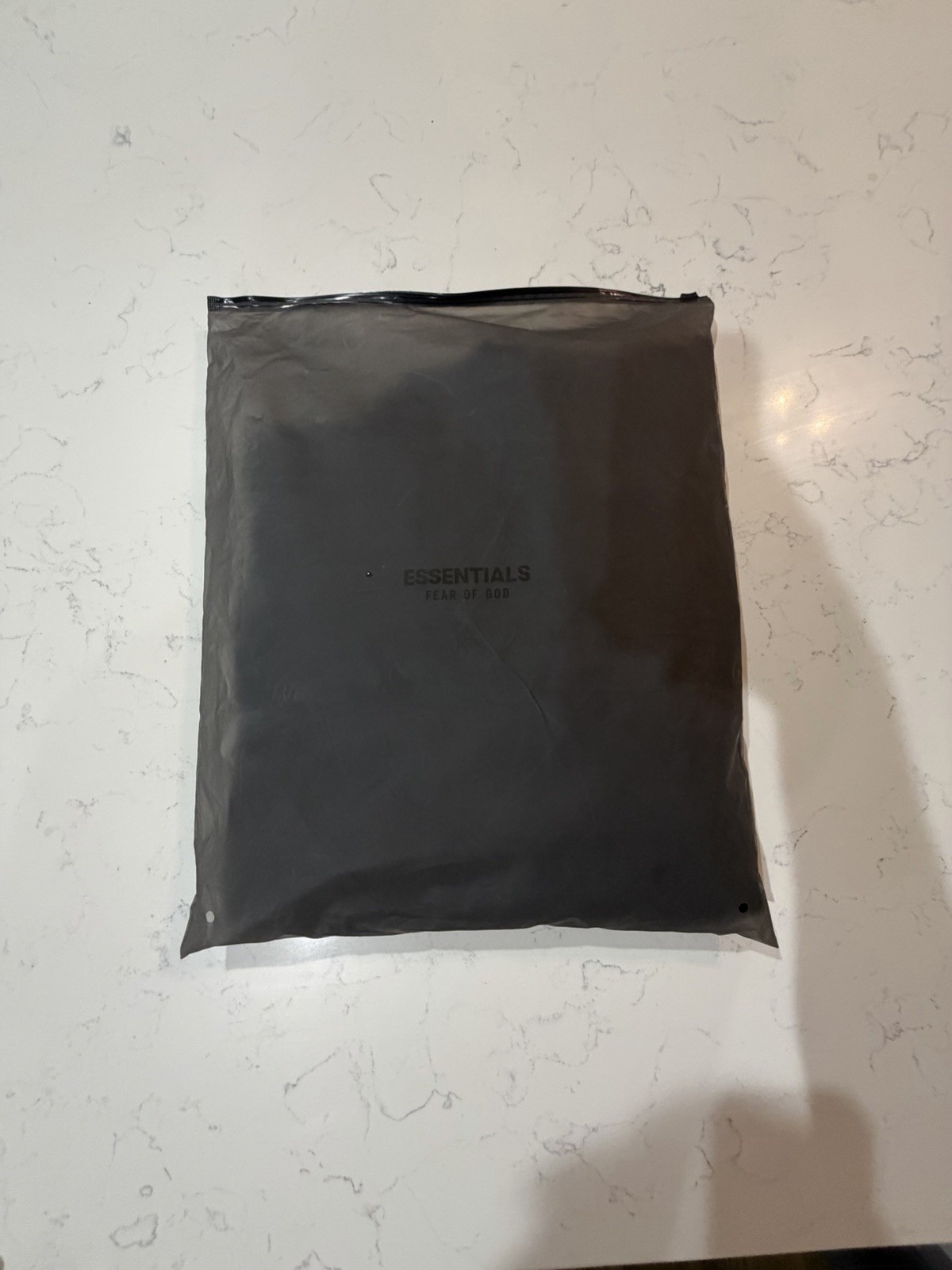 black essentials hoodie medium - image 2