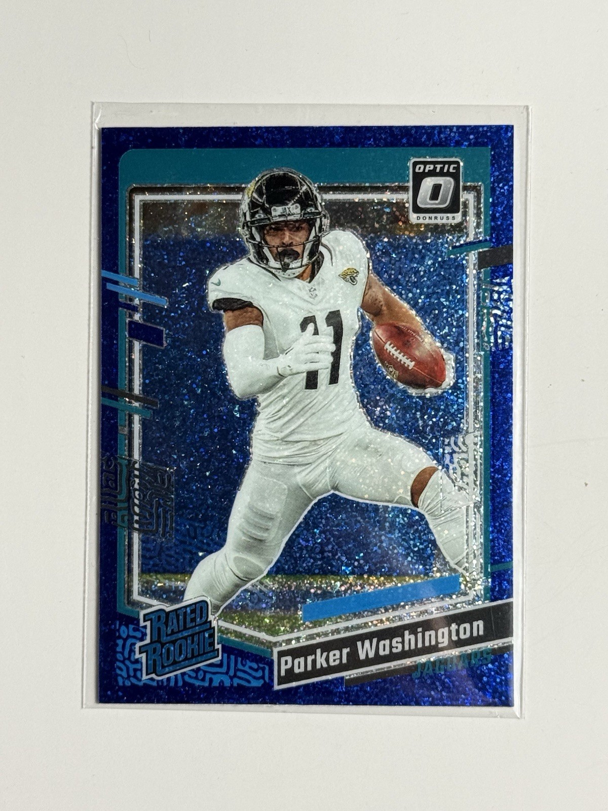 Parker Washington Panini Donruss Optic #254 Blue