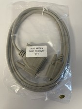 Lot Of 10 6ft DB9 Female to DB25 Female Serial Null Modem Cable