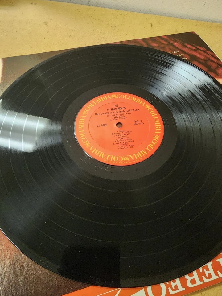 RAY CONNIFF SAY IT WITH MUSIC A TOUCH OF LATIN COLUMBIA RECORDS VINYL SIGNED - Image 4 of 4