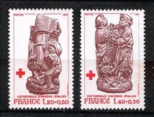 Timbre / Stamp  FRANCE  1980  Y&T  N° 2116 et 2117 NEUF ** sans charnière (MNH)
