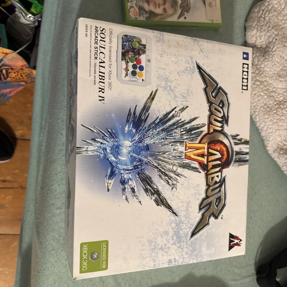 Soul Calibur IV / 4 HORI Real Arcade Pro Fight Stick Xbox 360 New - Image 2 of 4