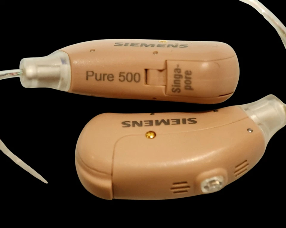 SIEMENS PURE 500 Digital Hearing Aids RIC with Case - Image 2 of 4