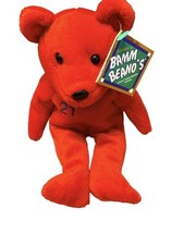 Salvinos Bamm Beanos Sammy Sosa 21 Red Plush Bear Collectible 1998