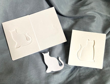 IRIS FOLDING Die-Cut Cards for Paper Folding- CATS - 2 different shapes