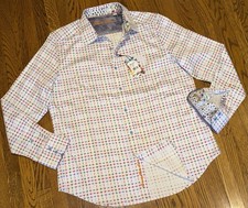 ROBERT GRAHAM MENS AUTHENTIC NEW ORIGINAL DRESS SHIRT Size XL EXTRA LARGE , NWT