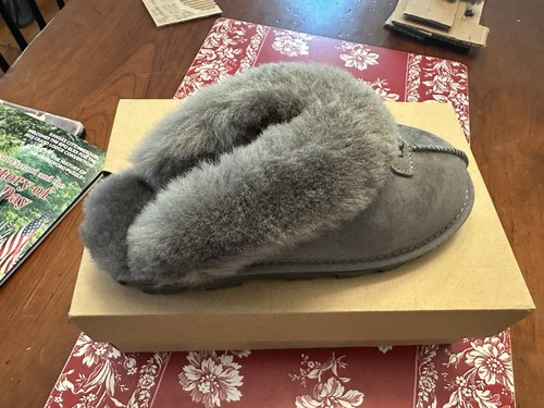 NIB UGG Coquette Grey Suede Slippers - Size 8 - Right Slipper ONLY - Picture 7 of 7