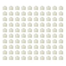 100 PCS Screw Inserts for License Plate Mounting, Sturdy Self-Ta Color: 100PCS