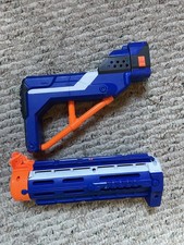 Nerf N-Strike Elite Retaliator Barrel And Stock Attachments Blue