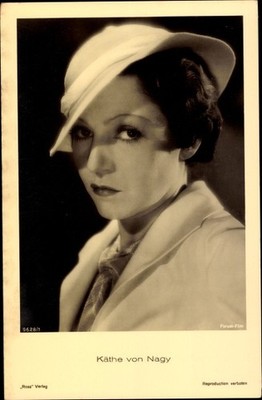 Ak Schauspielerin Käthe von Nagy, Portrait - 3809877