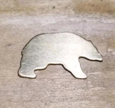 Bronze Bear Inlay Muzzleloader Blackpowder Hawken musket Trade jewelry