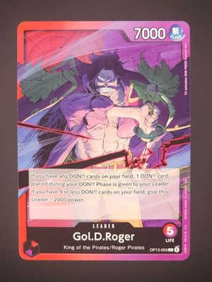 ONE PIECE   Gol D. Roger OP13-003 - L   Carrying on His Will   EN - NM