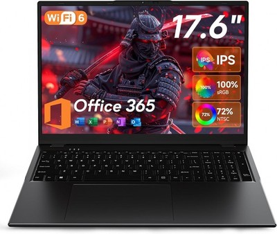 Jumper Laptop 17,6 Zoll Mit beleuchteter Tastatur 16GB RAM 640GB SSD WiFi6 BT5,2