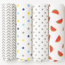 100 Muslin Swaddle Blankets for Newborns, Baby Receiving - Soft  Breathable