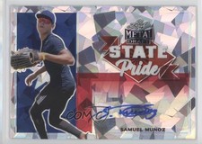 2021 Leaf Metal Draft State Pride Silver Crystals Samuel Munoz #SP-SM1 Auto 1g2c