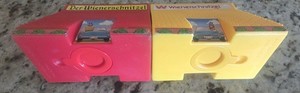 Wienerschnitzel A-Frame Restaurant Plastic Coin Bank 2001 Adville USA