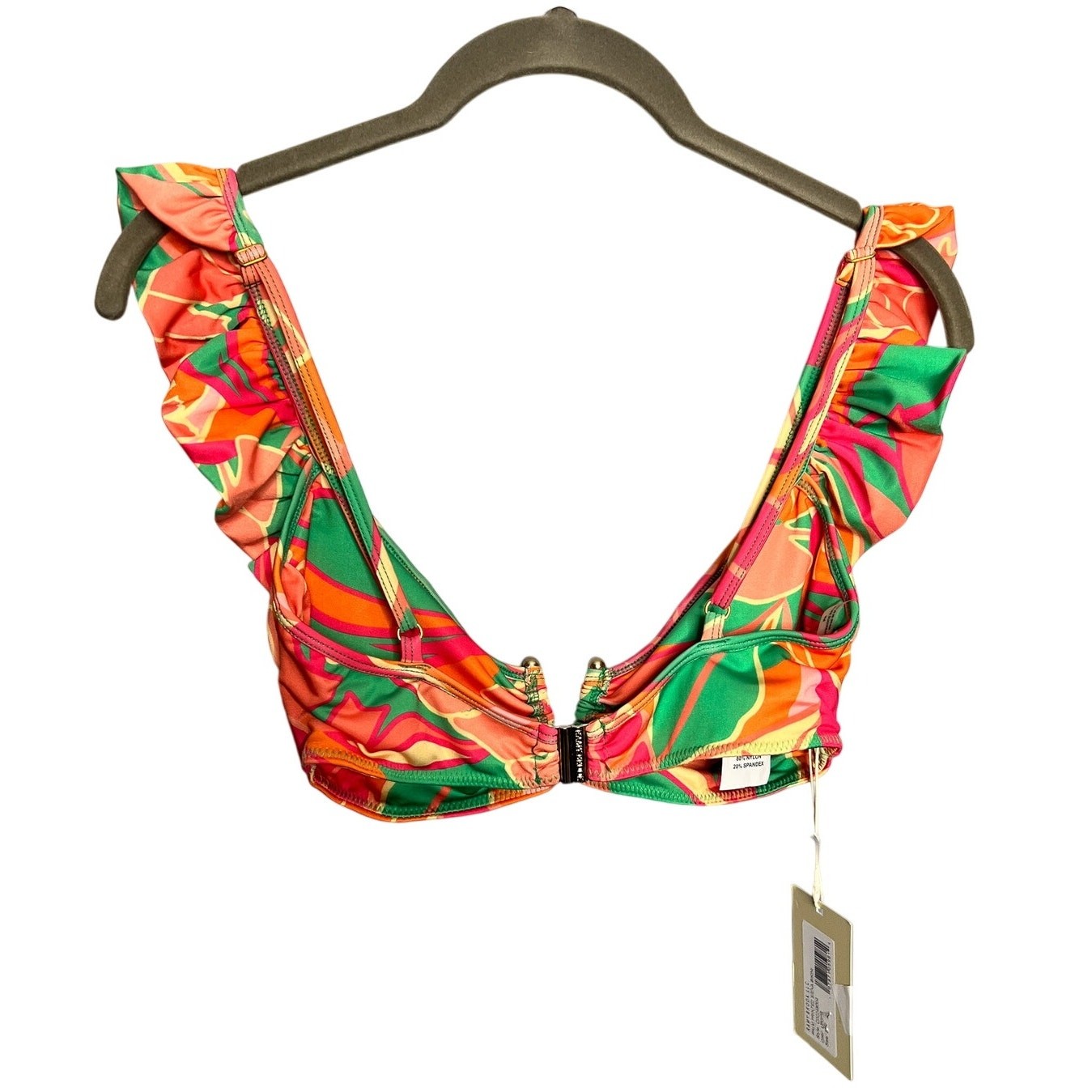 NWT Ramy Brook Palm Printed Siena Bikini Top Size Small thumbnail 8
