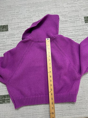 Zara Pullover Damen kleine lila Strickjacke - Bild 7 von 9