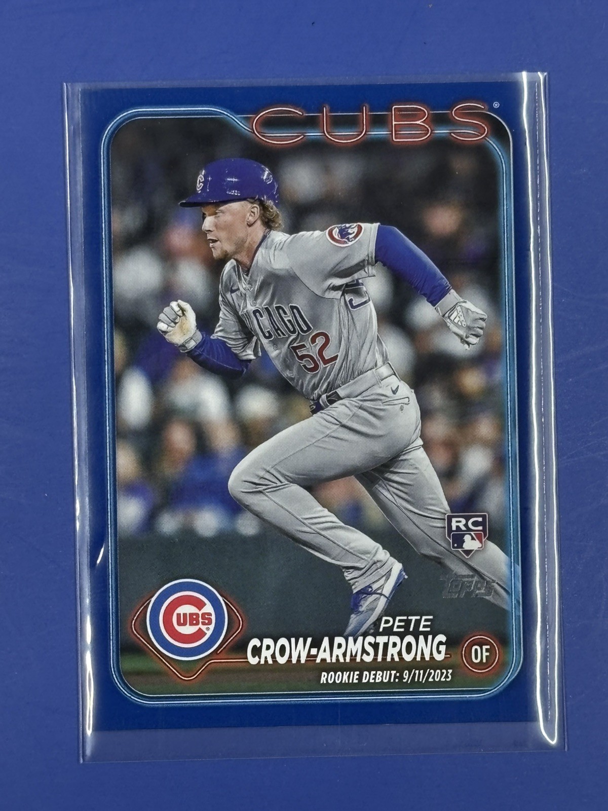 2024 Topps Update Pete Crow-Armstrong Royal Blue Border RC #US91 Cubs