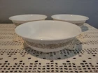 Vintage Corelle Woodland Brown 6.25" Cereal Soup Bowl Set 3 Pyrex