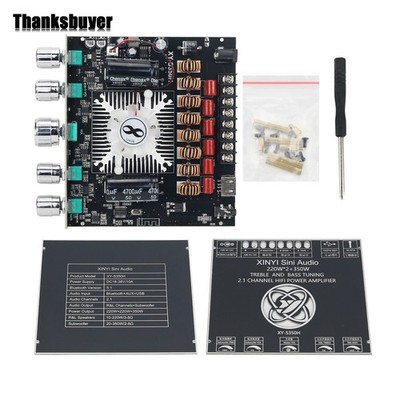 220W*2 + 350W BT5.1 Bluetooth Power Amplifier Board 2.1 Ch TPA3251D2 XY-S350H