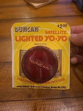 Vintage Duncan Electronic Lighted Satellite Yo-Yo new sealed Red