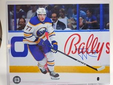 J.J. Peterka signed 8x10 Buffalo Sabres