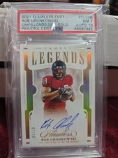 2021 Panini Flawless Collegiate Campus Legends Signatures Rob Gronkowski