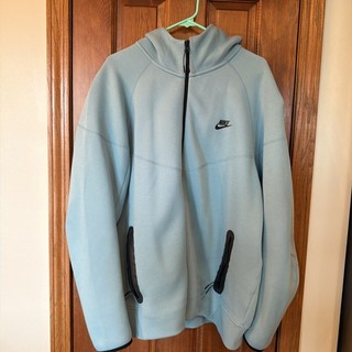 Nike Sportswear Tech Fleece Windrunner Hoodie Jacket Mens 2XL Blue FB7921 464
