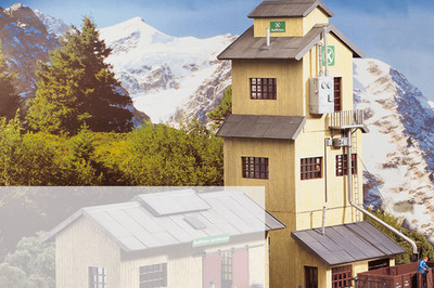 Piko 62035 G Scale CoOp Grain Elevator Kit