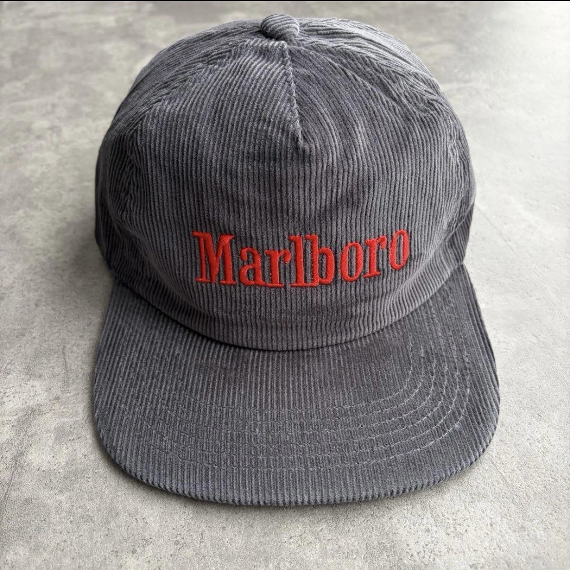 90's vintage Marlboro cap gray corduroy rare from Japan | eBay