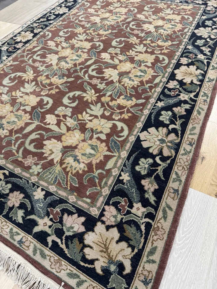 Couristan Renaissance Coll. Alfombra 100% lana Arboretum Floral 4525-0030 5'6x8'6 Foto 3 de 4