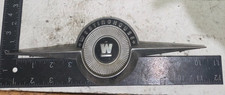 VINTAGE WESTINGHOUSE WATER COOLER DRINKING FOUNTAIN EMBLEM 11" X 3.5" {7449}