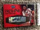 NICK VAN EXEL 2012 FLEER ULTRA AUTO AUTOGRAPHED FRESH INK L A  LAKERS BEARCATS