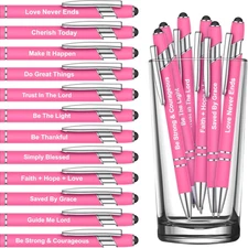 12 Pcs Inspirational Ballpoint Pens Funny Quotes Motivational Encouraging Screen
