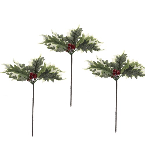 Ramo de hojas verdes simulado de 2 unidades decoración decorativa - Imagen 4 de 12