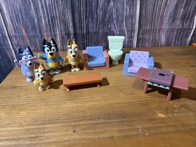 Ludo Studio Moose Bluey Dollhouse Replacement: Counter Top  / Chair / Toilet