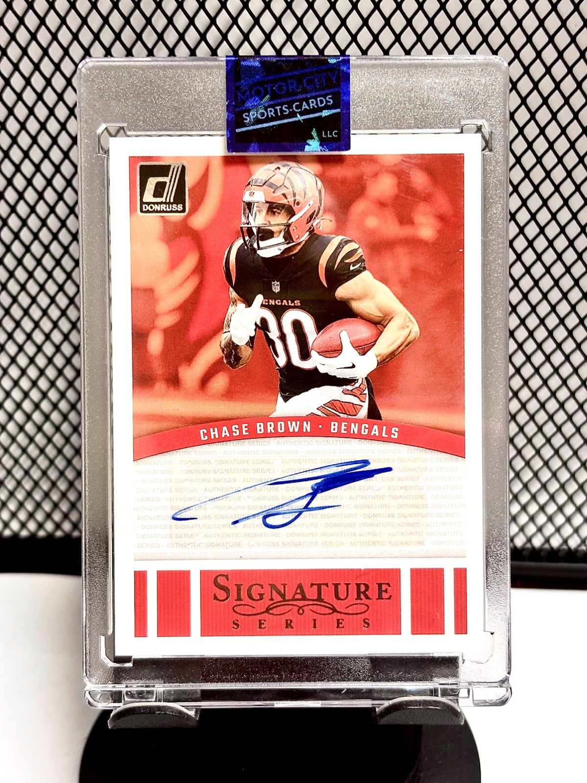 Panini Donruss 2024 Chase Brown Bengals 🐅 Signature Series Auto #SSE-CBR 💥